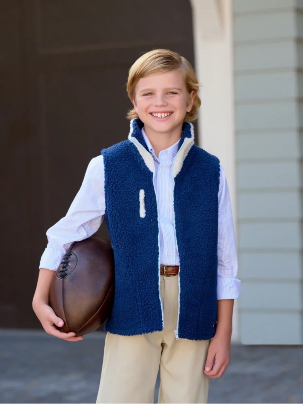 Boys the Beaufort Bonnet Company Sherpa Vest